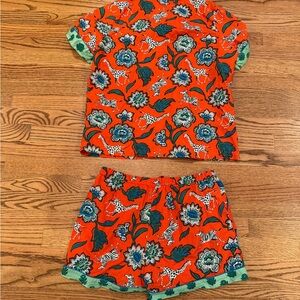 Print fresh Floral and Zebra Print Pajamas